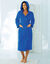 Peignoir mixte adulte col capuche éponge bouclette (bleu dur)