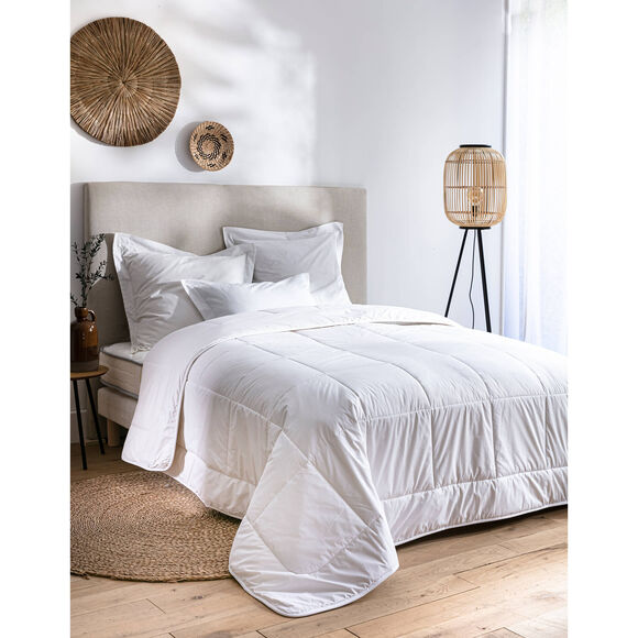 Couette pure laine vierge Woolmark® 300g/m² (blanc)