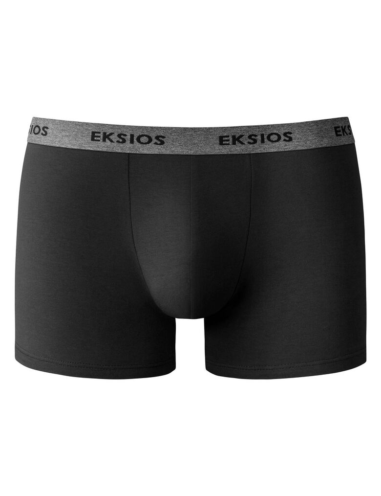 Bamboo basics Caleçon Homme - uni, Paquet de 3 Noir/bleu Bamboo basics Caleçon Homme - uni, Paquet de 3 Noir/bleu