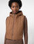 Plastron &agrave; capuche matelass&eacute; r&eacute;versible (marron)