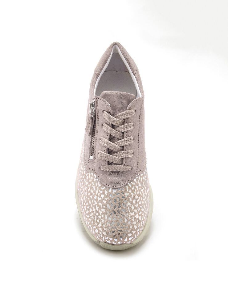 Derbies en cuir Hallux Confort (beige)