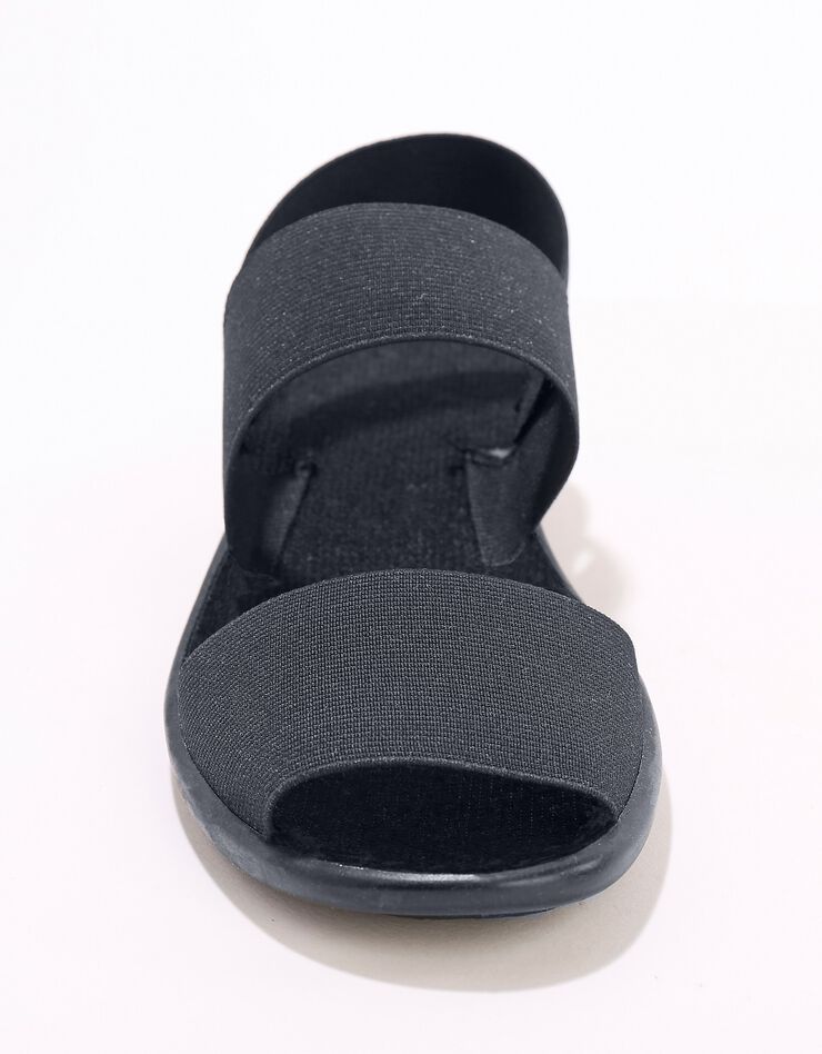 Sandales élastiquées (noir)