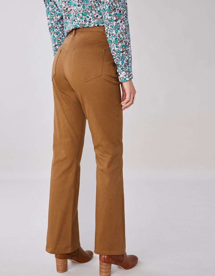 Pantalon bootcut 5 poches (noisette) Pantalon bootcut 5 poches (noisette)