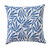 Housse de coussin imprimée feuilles Madère - lot de 2 (bleu)
