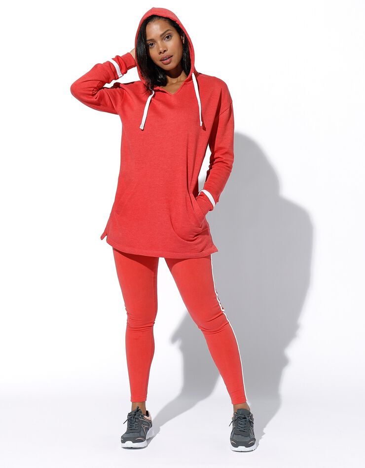 Legging bicolore (corail / blanc) Legging bicolore (corail / blanc)