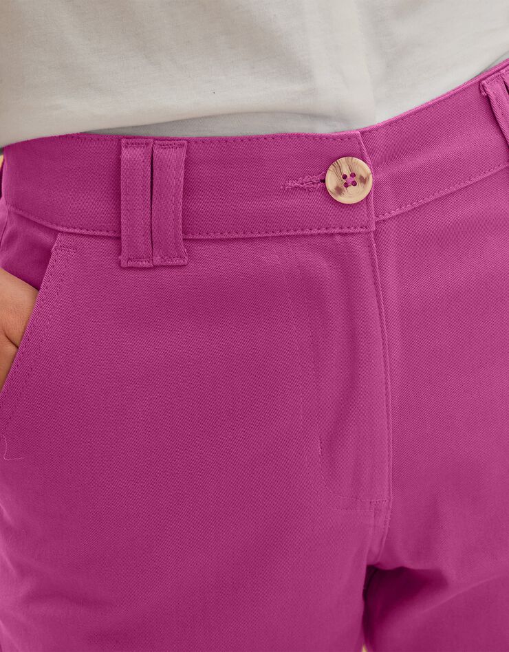 Pantalon chino stretch (rose indien) Pantalon chino stretch (rose indien)