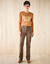 T-shirt manches longues, imprimé brillant (caramel)