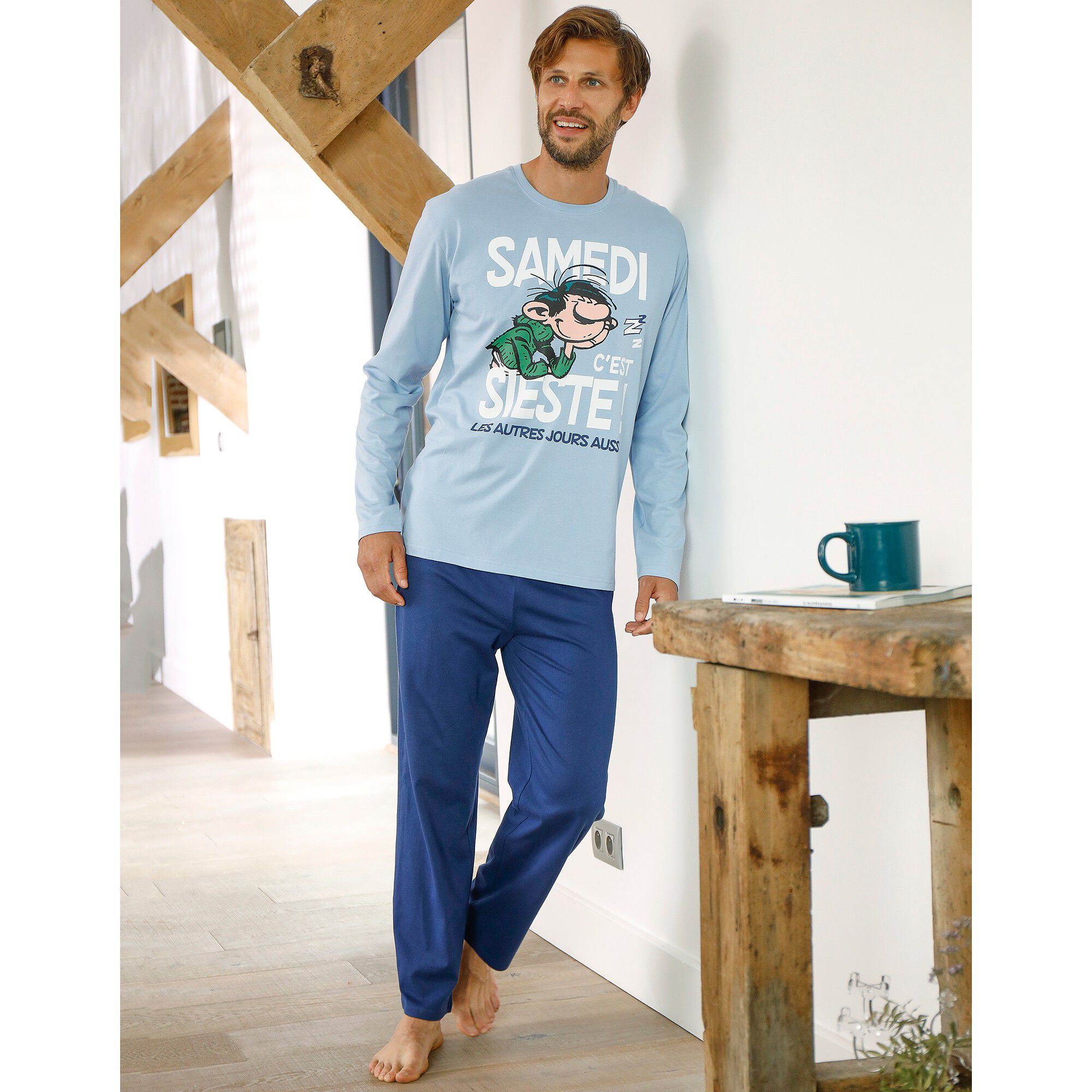 Pyjama Pantalon Snoopy® Blacheporte Homme Vêtements Sous-vêtements vêtements de nuit Peignoirs 