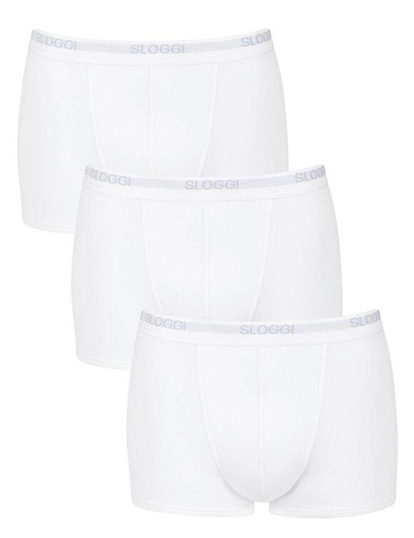 De 3 boxers basic men sloggi®. (blanc)