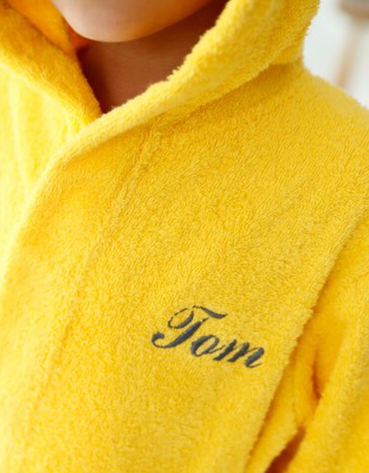 Peignoir à capuche enfant Minions® personnalisé éponge coton - 380g/m2 (jaune) Peignoir à capuche enfant Minions® personnalisé éponge coton - 380g/m2 (jaune)