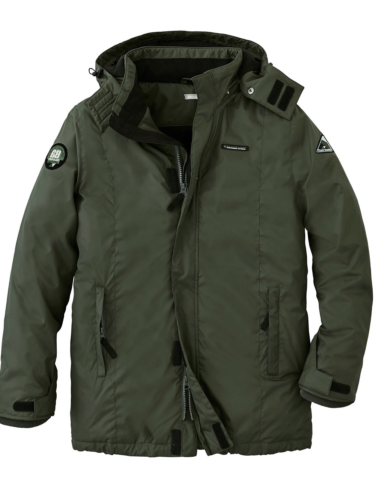 Veste 3/4 Kaki Doublée - Taille 42/44 - Occasion Très Bon état