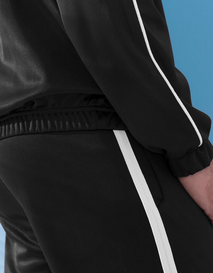 Veste sport microfibre zippée (noir) Veste sport microfibre zippée (noir)