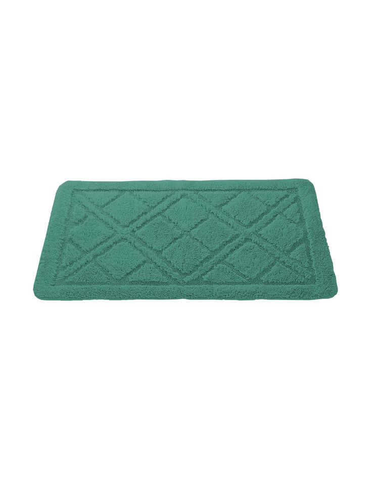 Tapis de bain losanges (eucalyptus)