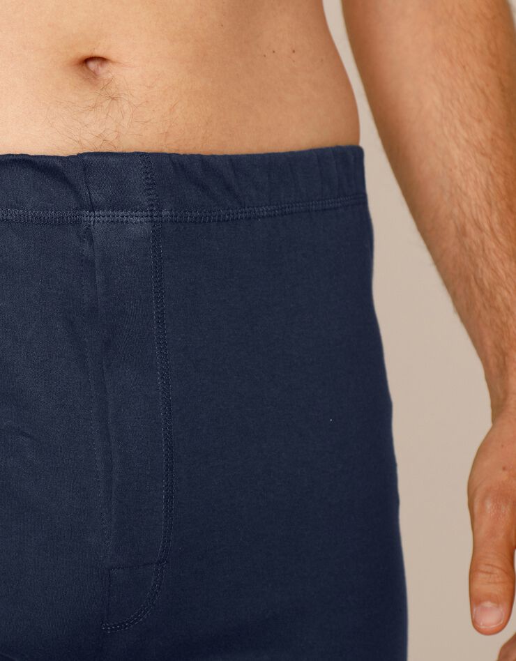 Caleçon long Thermoperle® coton - lot de 2 (marine) Caleçon long Thermoperle® coton - lot de 2 (marine)