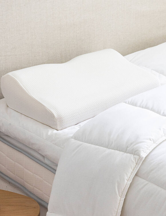 Oreiller multiposition ergonomique Cervilux (blanc)