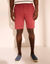 Bermuda chino ceinture arrondie sous le ventre (corail grisé)