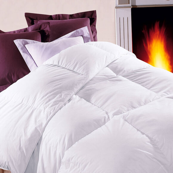 Couette duvet oie blanche prestige chambre fraîche (blanc)