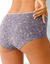 Culotte coton forme shorty imprimé motif floral assortis– Lot de 4 (prune / rose)