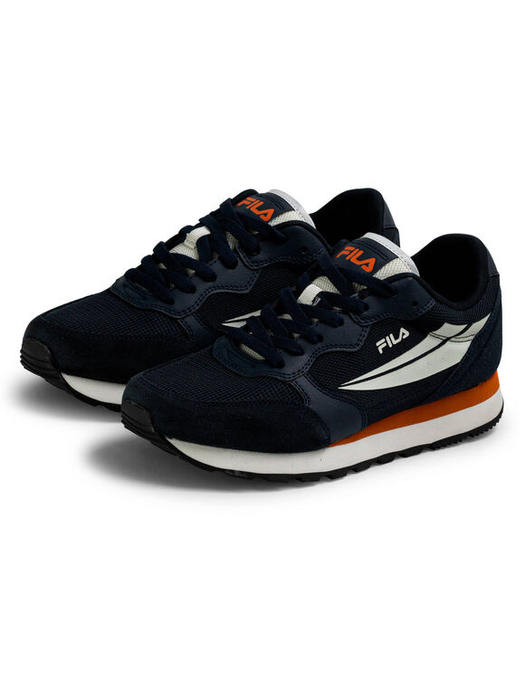 Baskets &agrave; lacets HYPERT FILA&reg; (marine / orange)