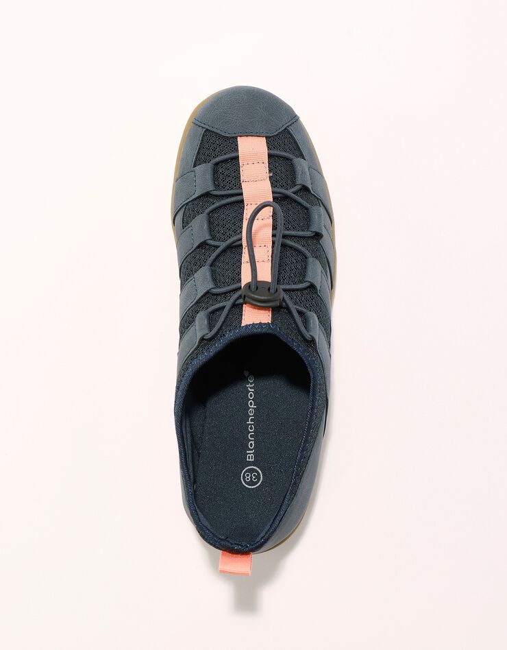 Sneakers détente en mesh à lacets élastiques (marine) Sneakers détente en mesh à lacets élastiques (marine)