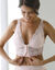 Soutien-gorge dentelle ouverture devant- sans armatures (poudre)