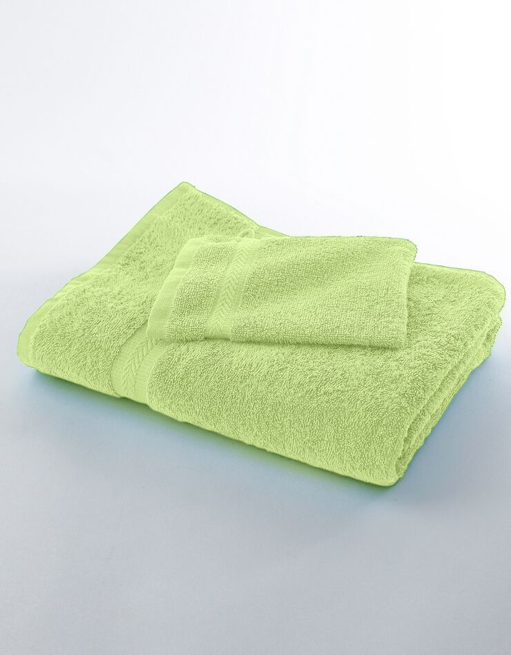 Eponge unie 420 g/m2 confort moelleux (anis)