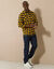 Chemise carreaux écossais flanelle (jaune / marine)