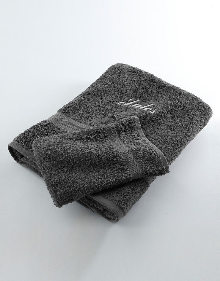 Serviette éponge personnalisable confort moelleux (anthracite) Serviette éponge personnalisable confort moelleux (anthracite)