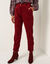 Pantalon 7/8ème, velours (bordeaux)