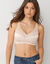 Soutien-gorge forme minimiseur maille et dentelle Teagan - sans armatures (beige)