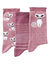 Chaussette fantaisie - lot de 3 paires (lot rose)