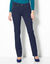 Pantalon droit stretch uni (marine)