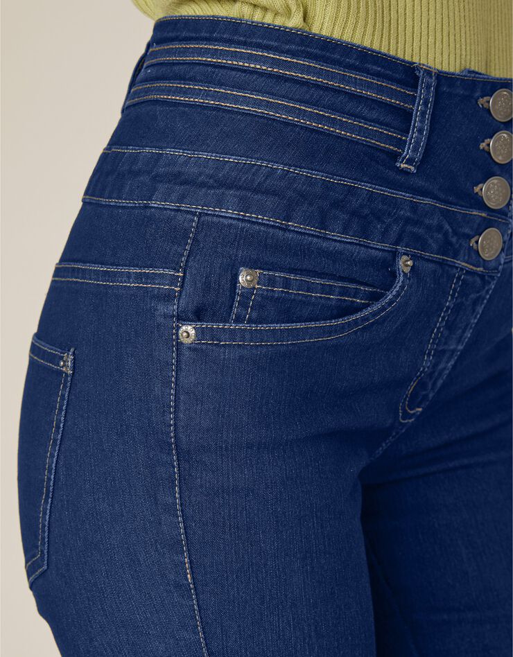 Jean coupe droite taille haute - grande stature (brut) Jean coupe droite taille haute - grande stature (brut)