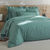 Linge de lit uni - percale de coton 72 fils/cm&sup2; (eucalyptus)