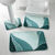 Tapis de bain motif végétal (lagon)