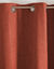 Rideau occultant et isolant finition oeillets (terracotta)