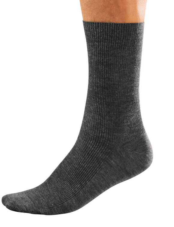 Mi-chaussettes sp&eacute;ciales circulation - lot de 2 paires (gris anthracite)