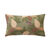 Housse de coussin rectangulaire imprimé feuilles - lot de 2 (vert)