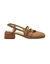 Babies slingback cuir largeur confort  (caramel)