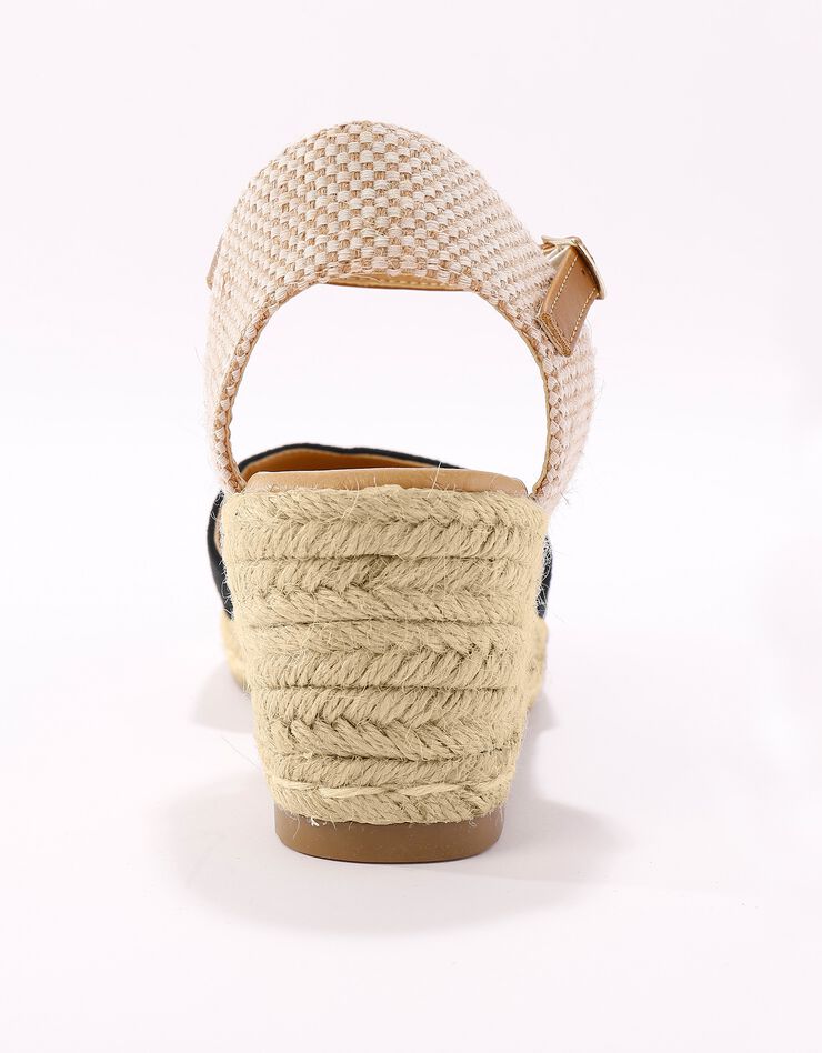 Sandales espadrilles compensées - noir (noir) Sandales espadrilles compensées - noir (noir)