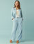 Pantalon large fluide Spécial Petites (bleu ciel)