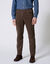 Pantalon 5 poches velours fines c&ocirc;tes &eacute;lastiqu&eacute; c&ocirc;t&eacute;s (taupe)