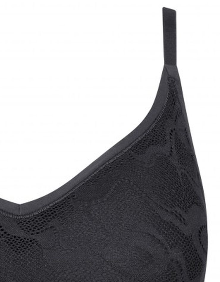 Soutien-gorge noir forme brassière taille unique dentelle extensible Go Allround Lace (noir) Soutien-gorge noir forme brassière taille unique dentelle extensible Go Allround Lace (noir)