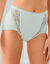 Culotte super maxi dentelle - lot de 3 (amande + rose + vert)