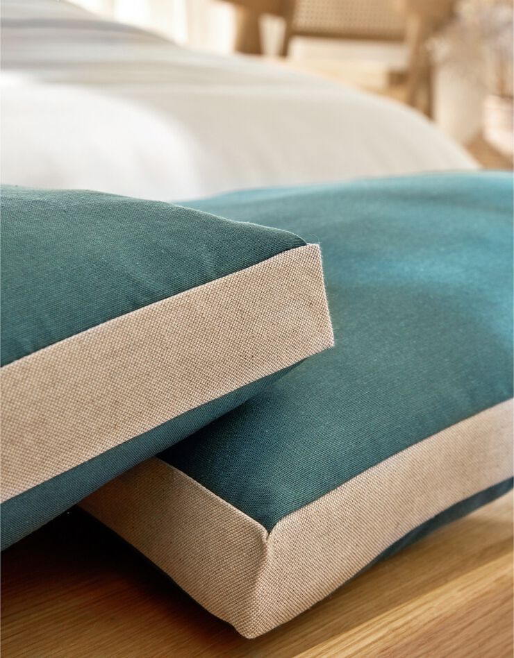 Housse de coussin, collection "Intemporelle" - lot de 2 (eucalyptus)