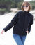 Veste polaire zippée manches longues, unie (noir)