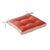 Galette de chaise bicolore - lot de 2 (terracotta)