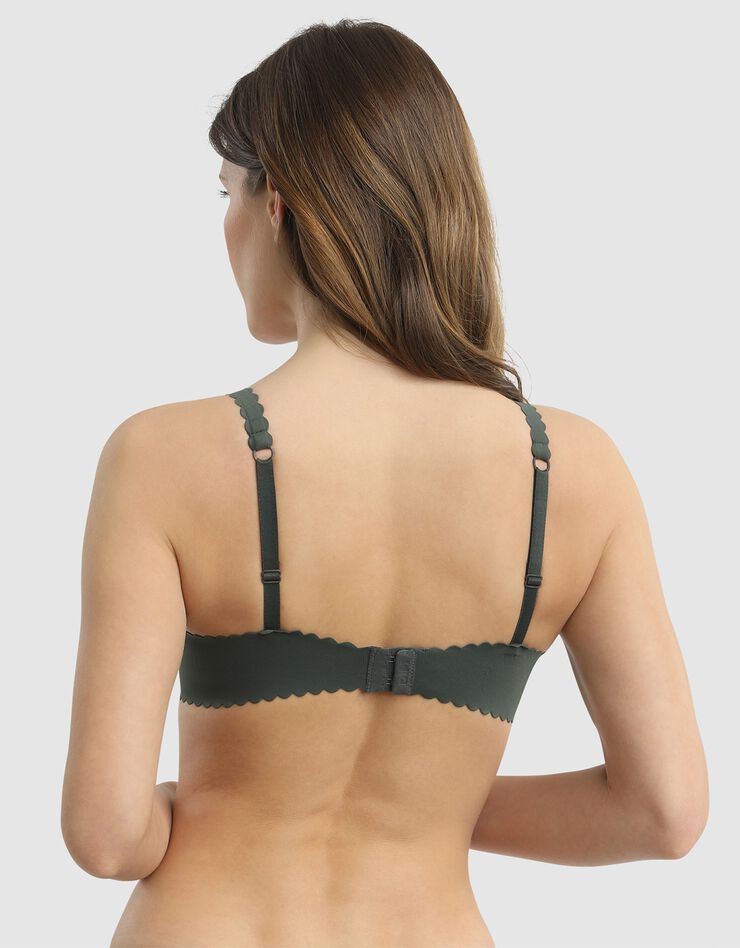 Soutien-gorge corbeille sans coutures Body Touch - avec armatures (vert gris) Soutien-gorge corbeille sans coutures Body Touch - avec armatures (vert gris)