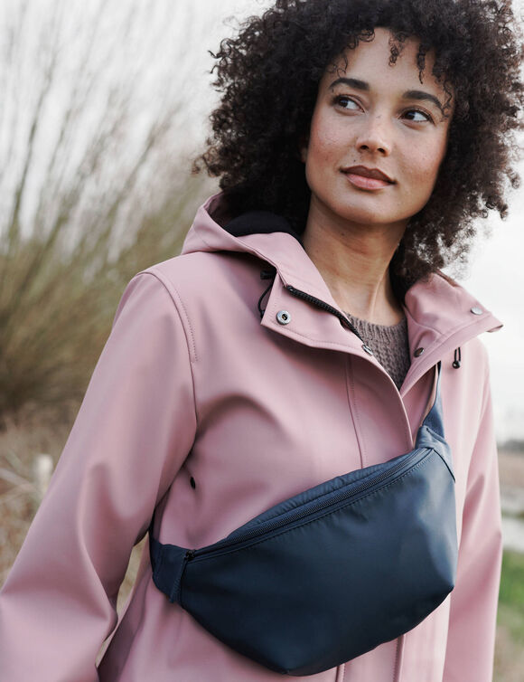 Sac banane, polyamide recyclé(**) (bleu marine)