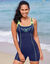 Combishort de bain  (bleu)